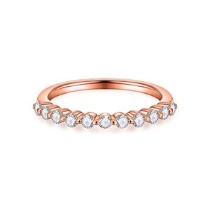 18k Diamond Half Eternity Ring